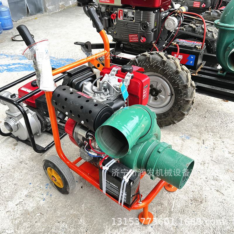 新品八寸柴油离心泵 可携式i8寸自吸泵 大口径排涝污水泵