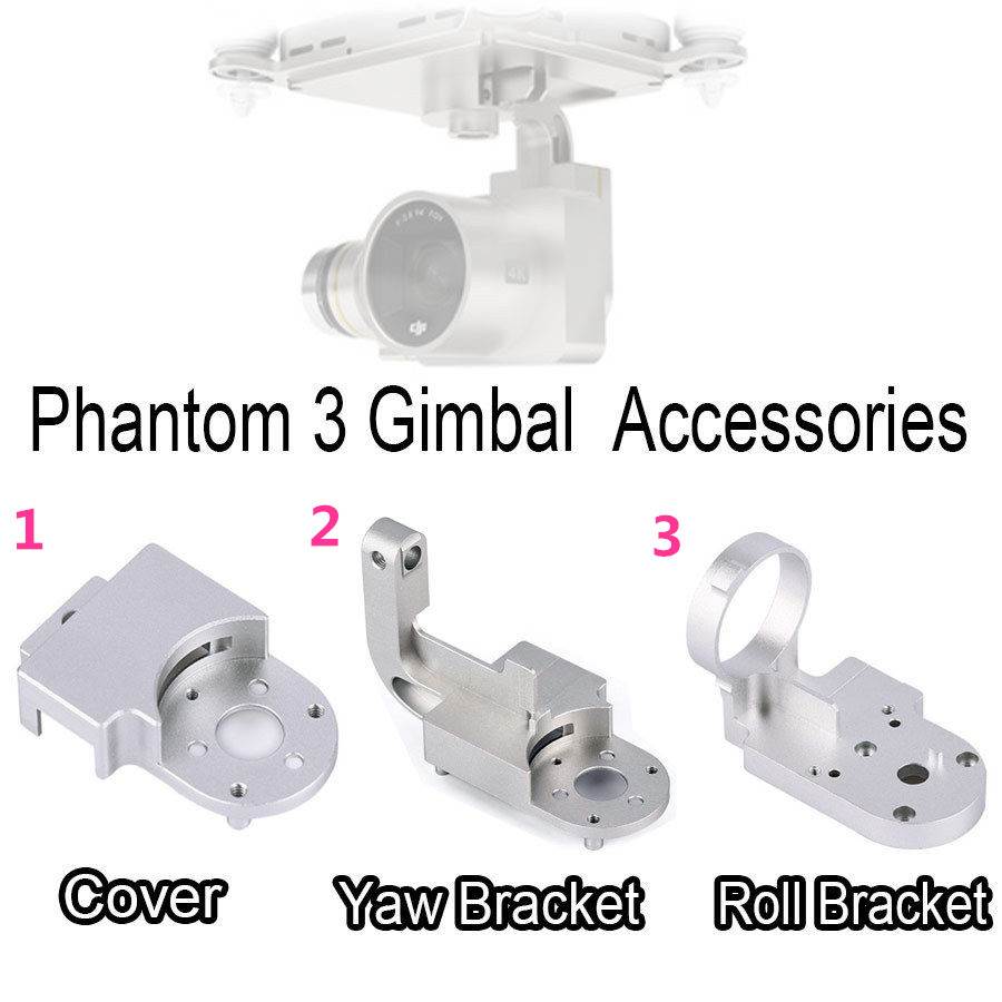 For DJI Phantom Gimbel Cover Replacemant SolRid Aluminum CN