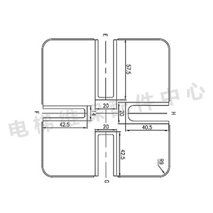 现货速发泛阳电梯配件 奥的斯 电梯底坑积集油盒 导轨油杯 方形圆