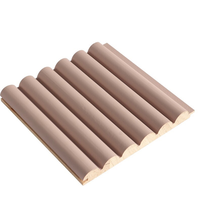 新品半圆实木格栅板电视背景墙生态木板免漆护墙板立y体弧形装饰