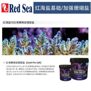 红海海盐sps硬骨高s钙盐珊瑚盐lps海水鱼缸专用盐海水盐