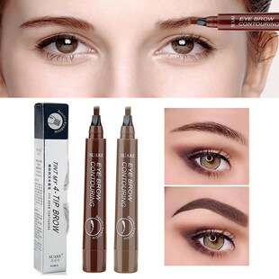 Natural Eyebrow Pencil with Brush Eyebrow Pen Eye Brow Penc