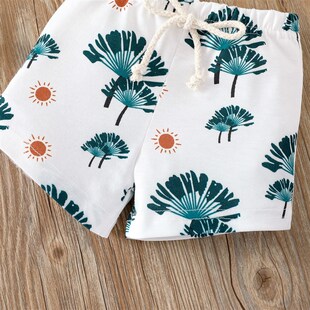 推荐Newborn Baby Boys Girls 2Pcs Summer Clothes Short Sleeve