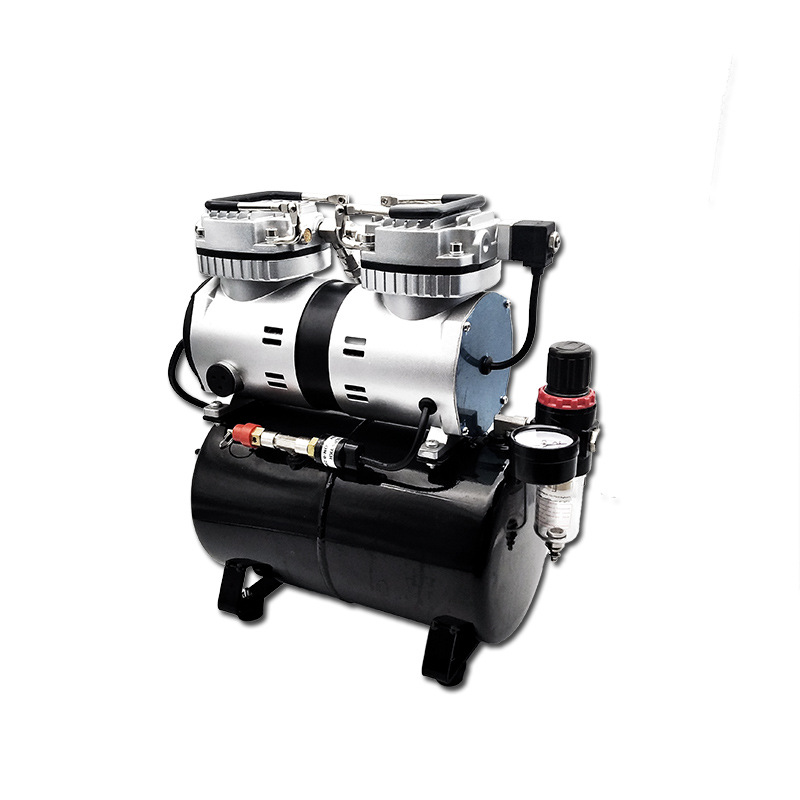 新品便携式微型空压机高压冲气泵木工空喷漆气压缩机U小型打气泵2