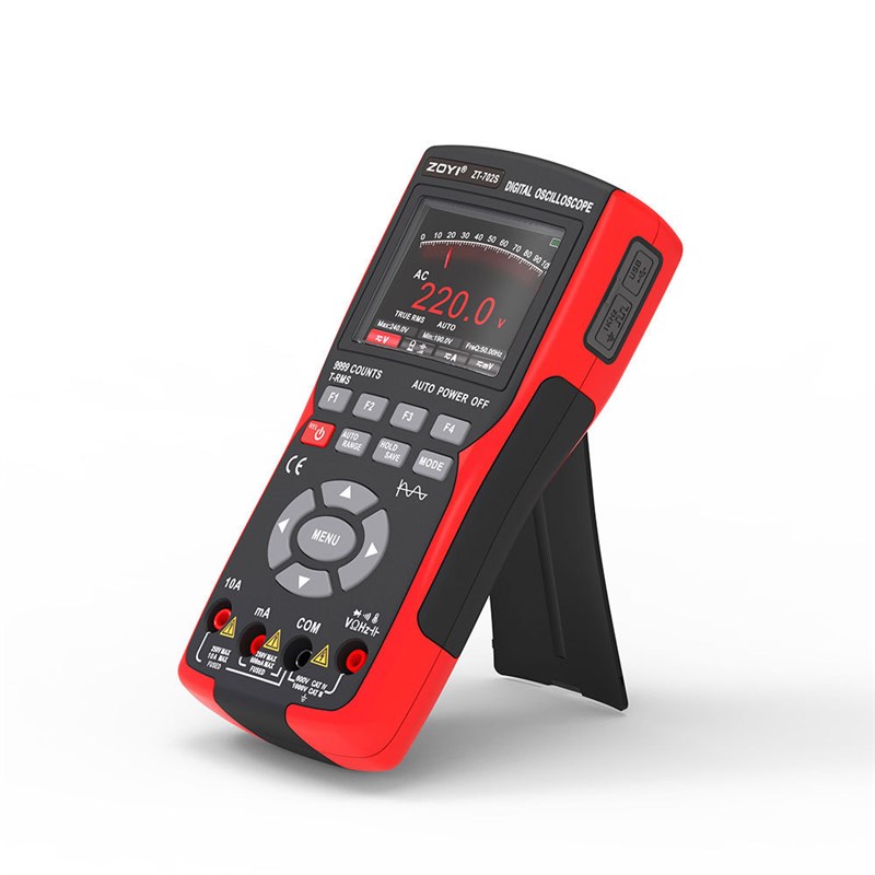 新品/ZTd702S手持数字示波器万用电表彩屏多功能U汽修表测量防烧