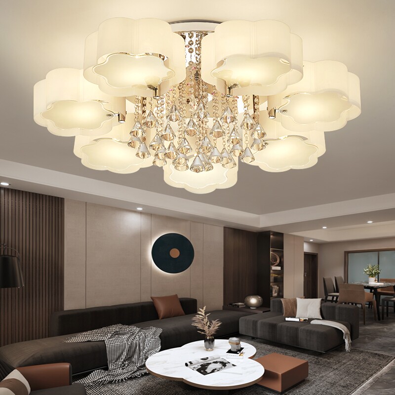 客灯吊灯大气客厅水晶灯豪华大灯婚房卧室灯网红爆款主灯轻奢高端