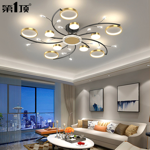 客厅吊灯轻奢水晶2022年新款灯具网红