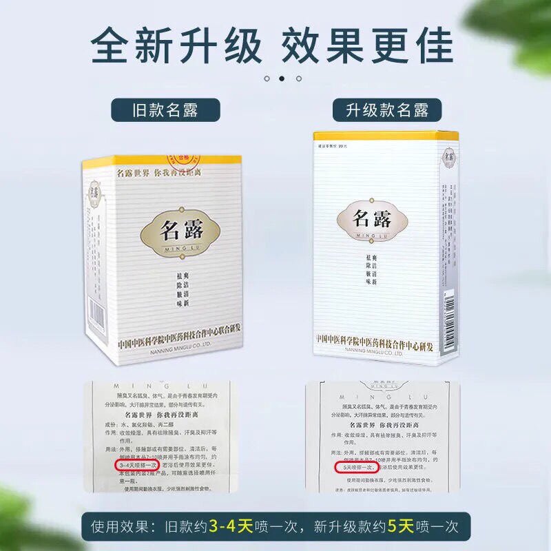 狐臭喷雾防过敏_惊喜正品升级名露腋臭露1瓶狐臭除腋臭汗臭止汗露异味