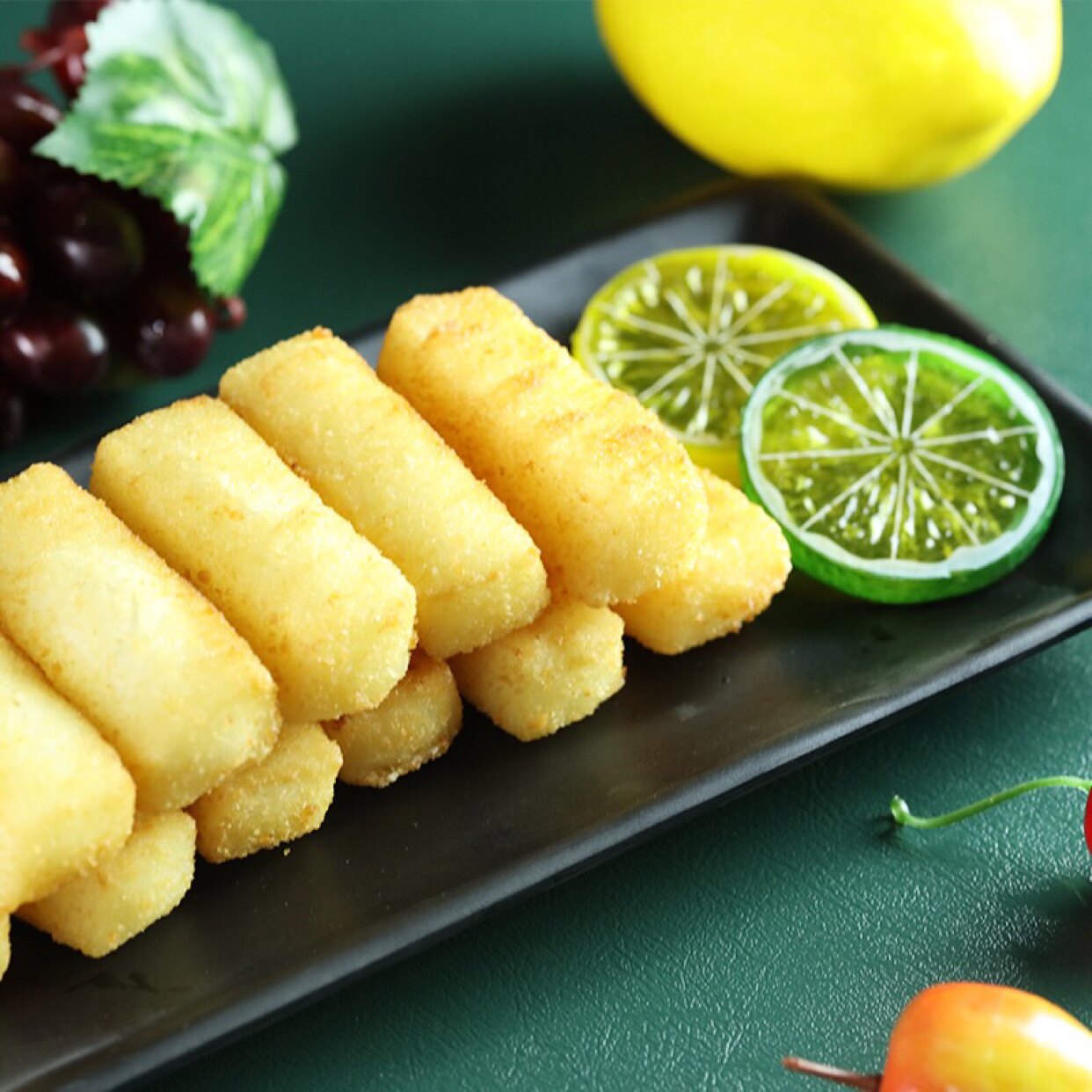 惠发炸牛奶300g脆皮炸鲜奶酒店餐饮商用特色点心小吃整箱288条