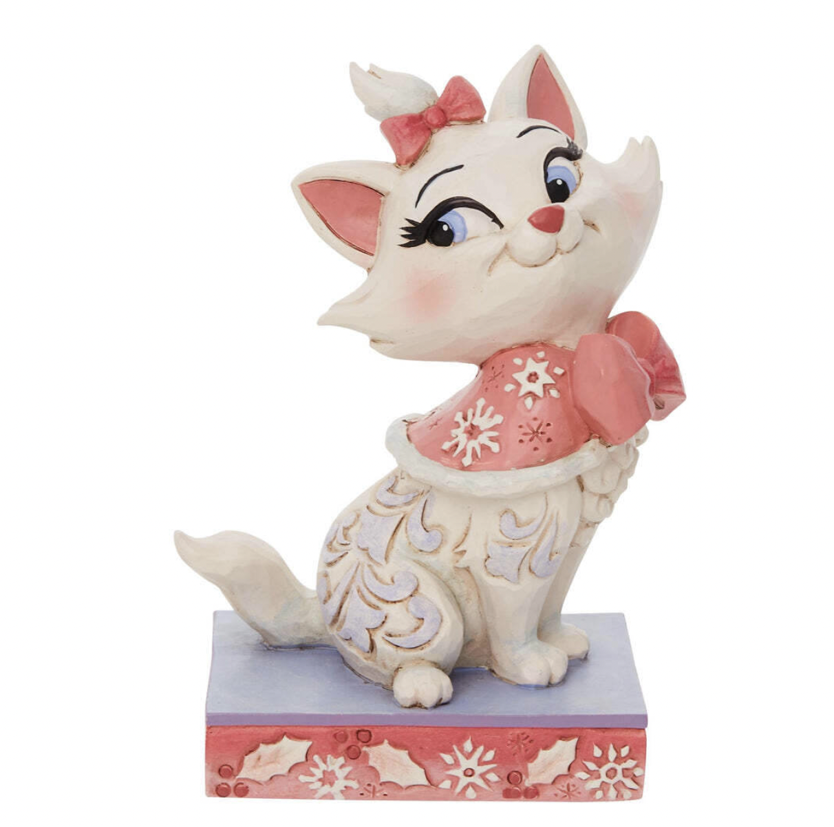 【disney美国代购】marie christmas pp圣诞节玛丽猫树脂摆件