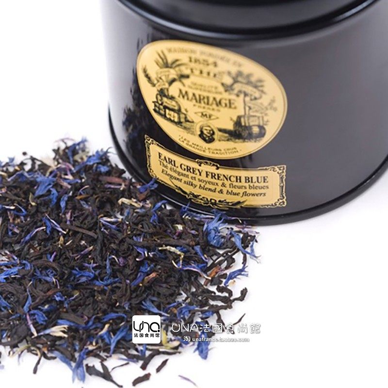 una玛黑兄弟mariage freres红茶蓝伯爵红茶earl grey french blue