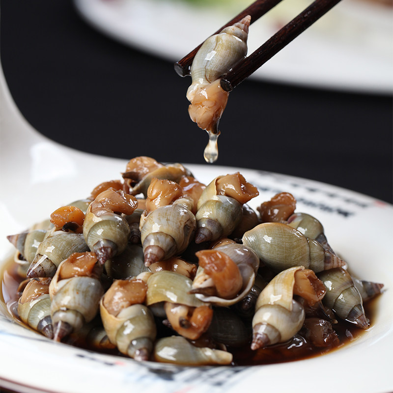 一折翡翠螺_华和堂翡翠螺350克椒汁味淋青螺微辣小海螺即食 5包起发