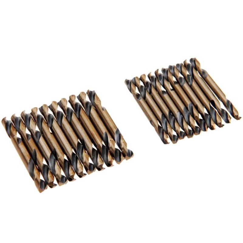 10Pcs 4.2/5.2mm Dia HSS Double Ended Twist Drill Bits High S