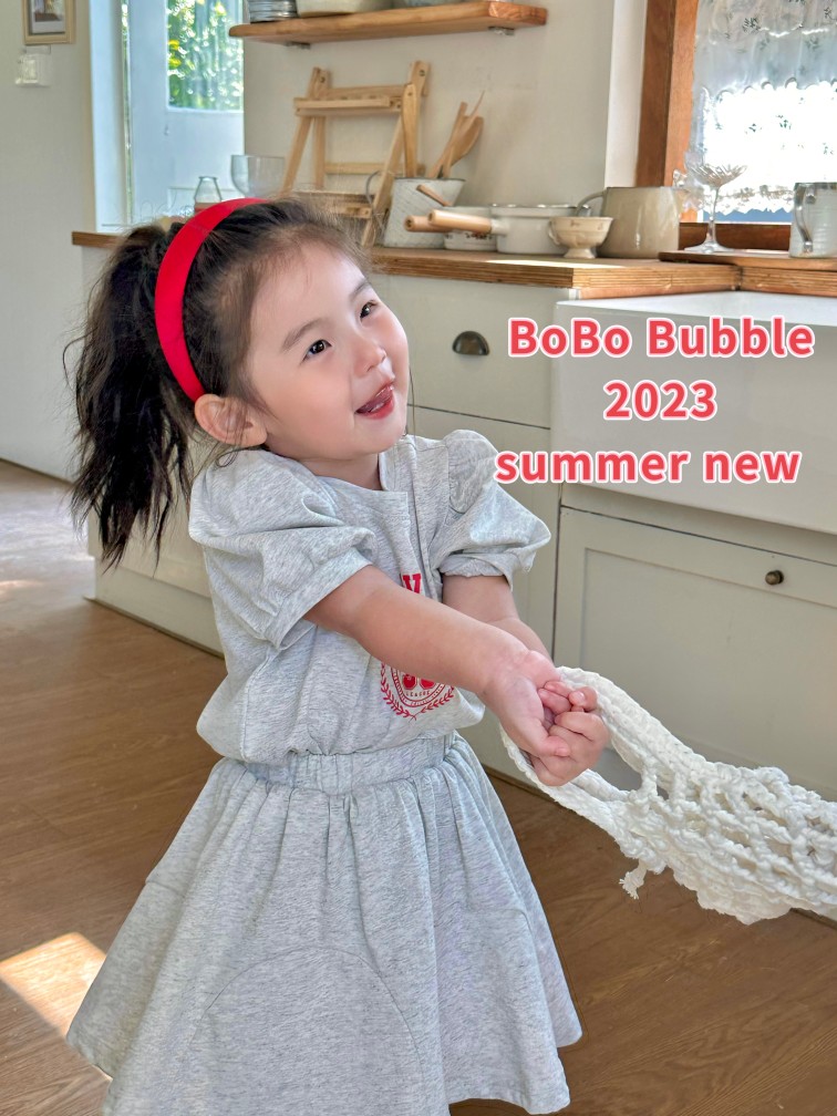 2023夏季品牌 BoBo Bubble 女宝大量上新了 裙子 套装 短袖套装