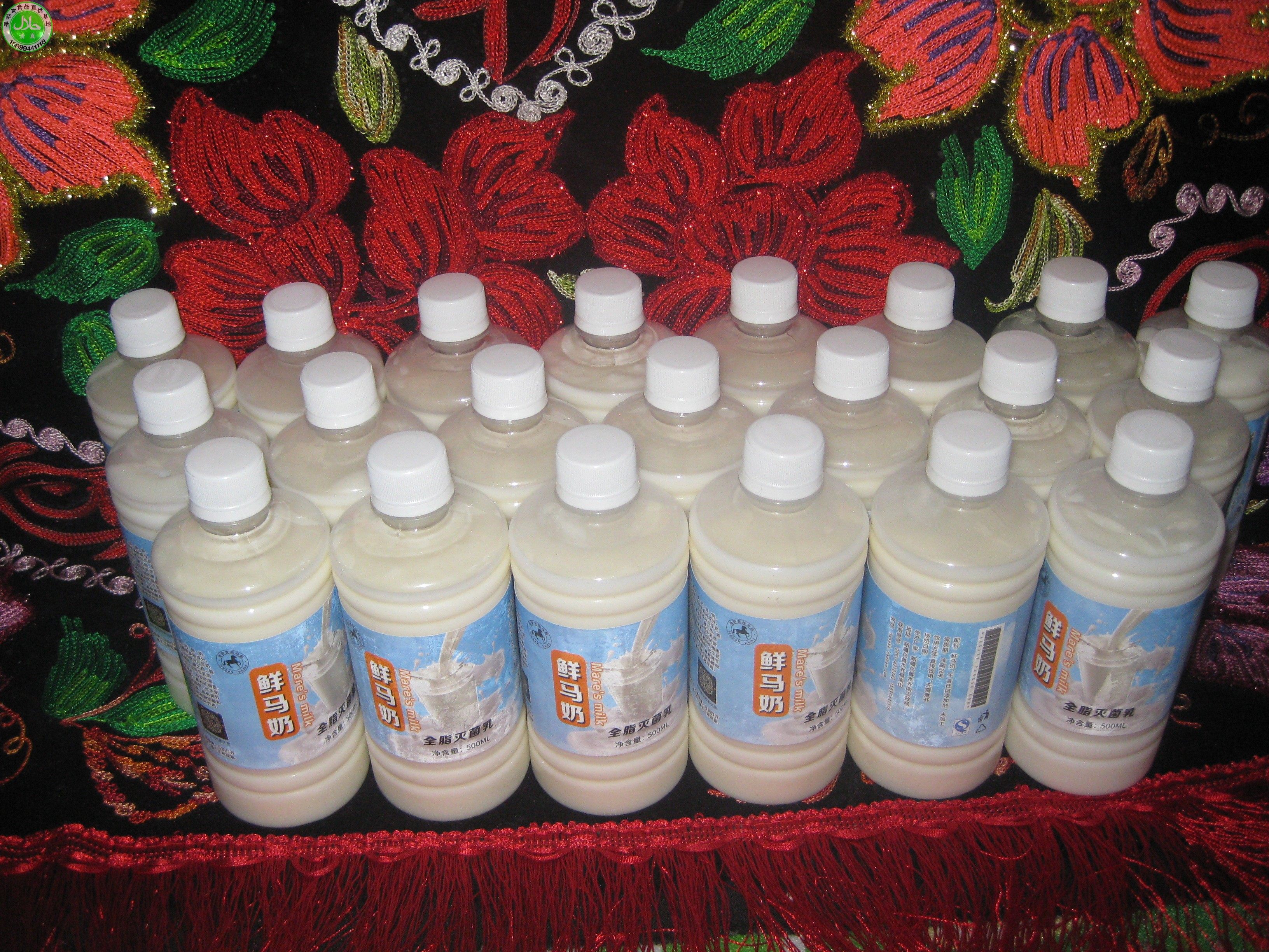 16斤纯马奶新疆哈萨克民族马奶纯新鲜现挤的鲜马奶顺丰空运1天到