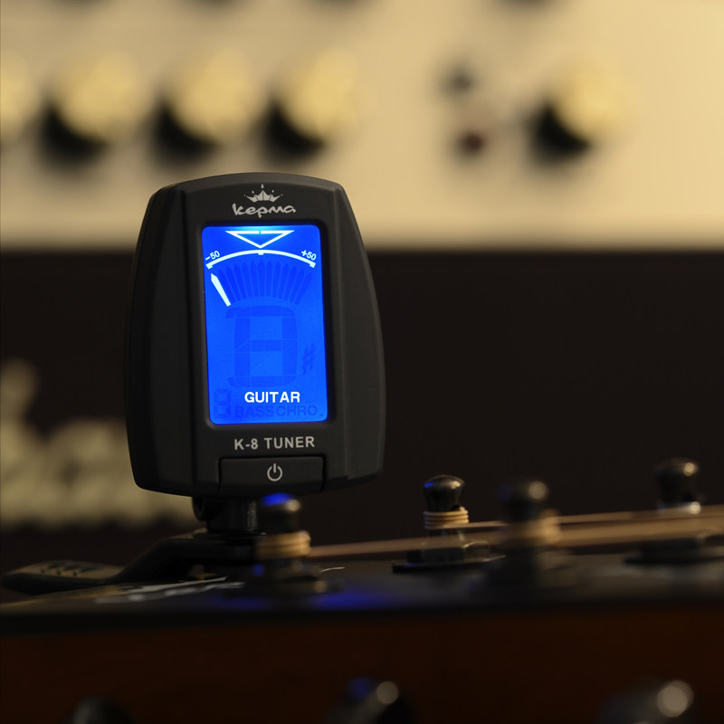 卡马调音器正品原装民谣吉他调音器尤克里里通用古典电吉它校音器