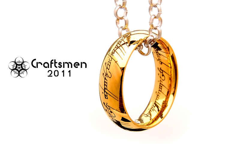 券大全—影视指环王霍比特人真空镀真金超耐磨钨金魔戒魔戒戒指情人节