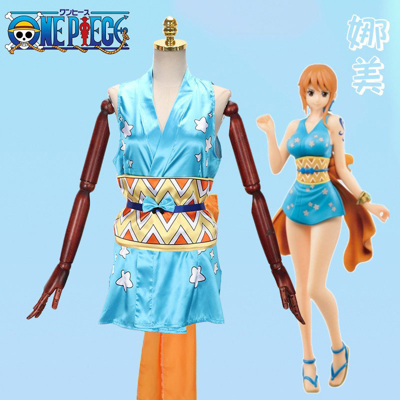 海贼王cos服 海贼王red剧场版世界的娜美睡衣cosplay服装外套