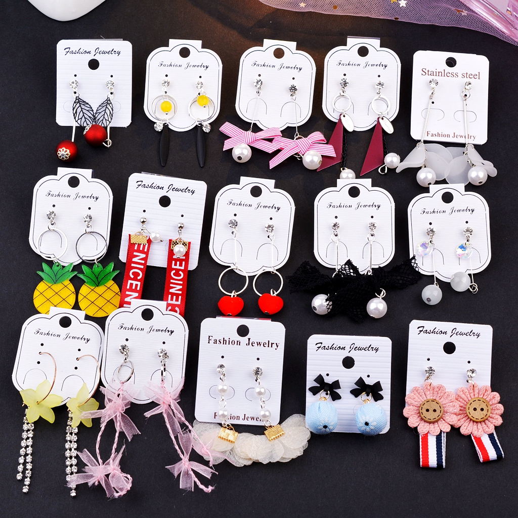 Korean Edition manual Geometry Simplicity Lace temperament Flower Earrings wholesale Stall Night market Ear Studs Earringsin the Accessories/Fashion Jewelry, Earring , Earring category - from Buy2taobao.com to provide professional Taobao agent buy service