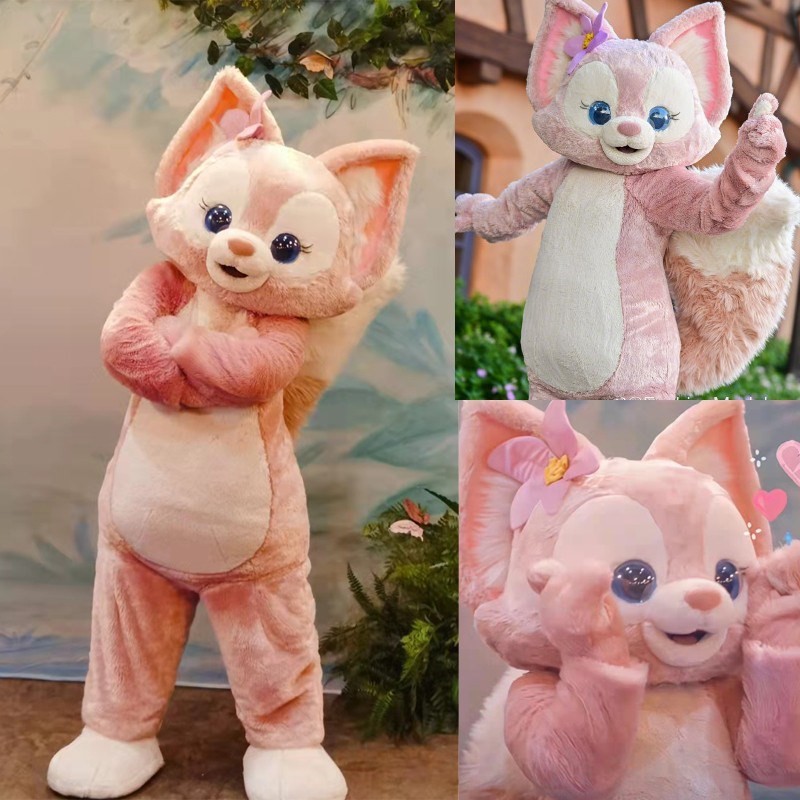 玲娜贝儿卡通人偶服装迪士尼粉色狐狸人穿巡游玩偶表演服装毛绒