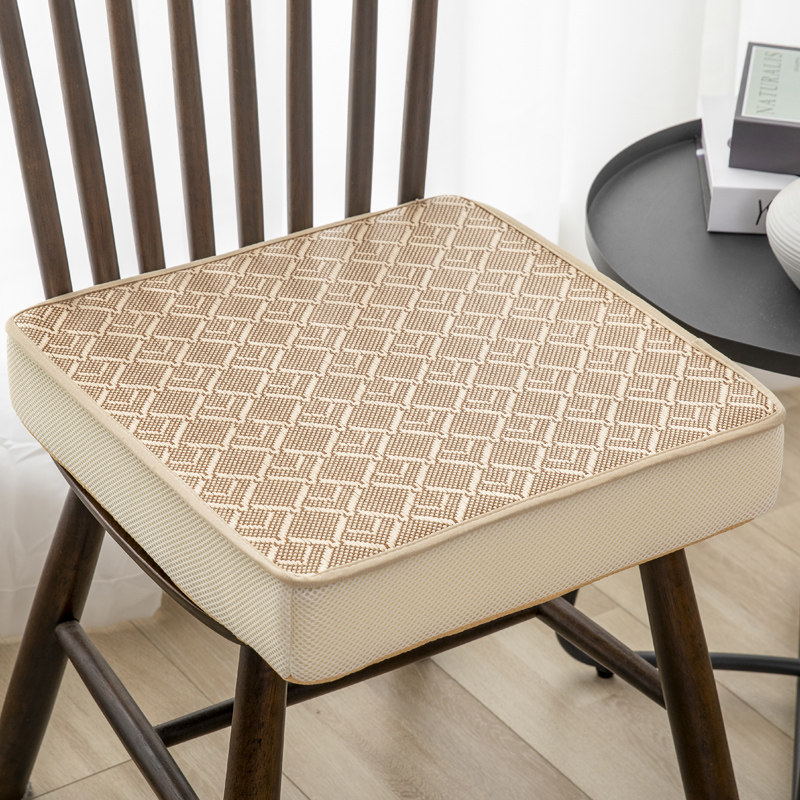 夏季加厚椅子垫增高坐垫夏天海绵垫久坐不塌练车加高凉席椅垫屁垫