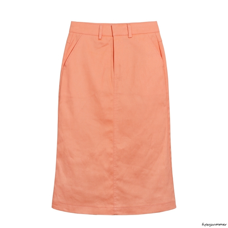 showroom2020斜插袋白金拉链流行彩色休闲时尚百搭女包裙SR|ruв категории Женская одежда, юбка - от Buy2taobao.com для оказания профессиональной услуги покупки агента Taobao