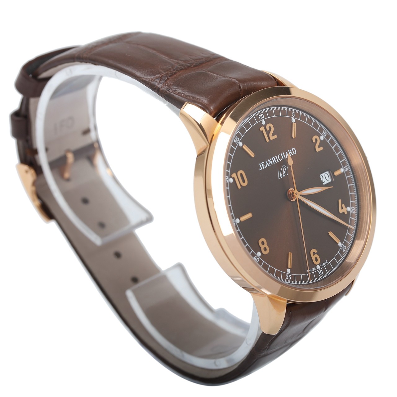 [9.9新]尚维沙jeanrichard男士自动机械表1681系列