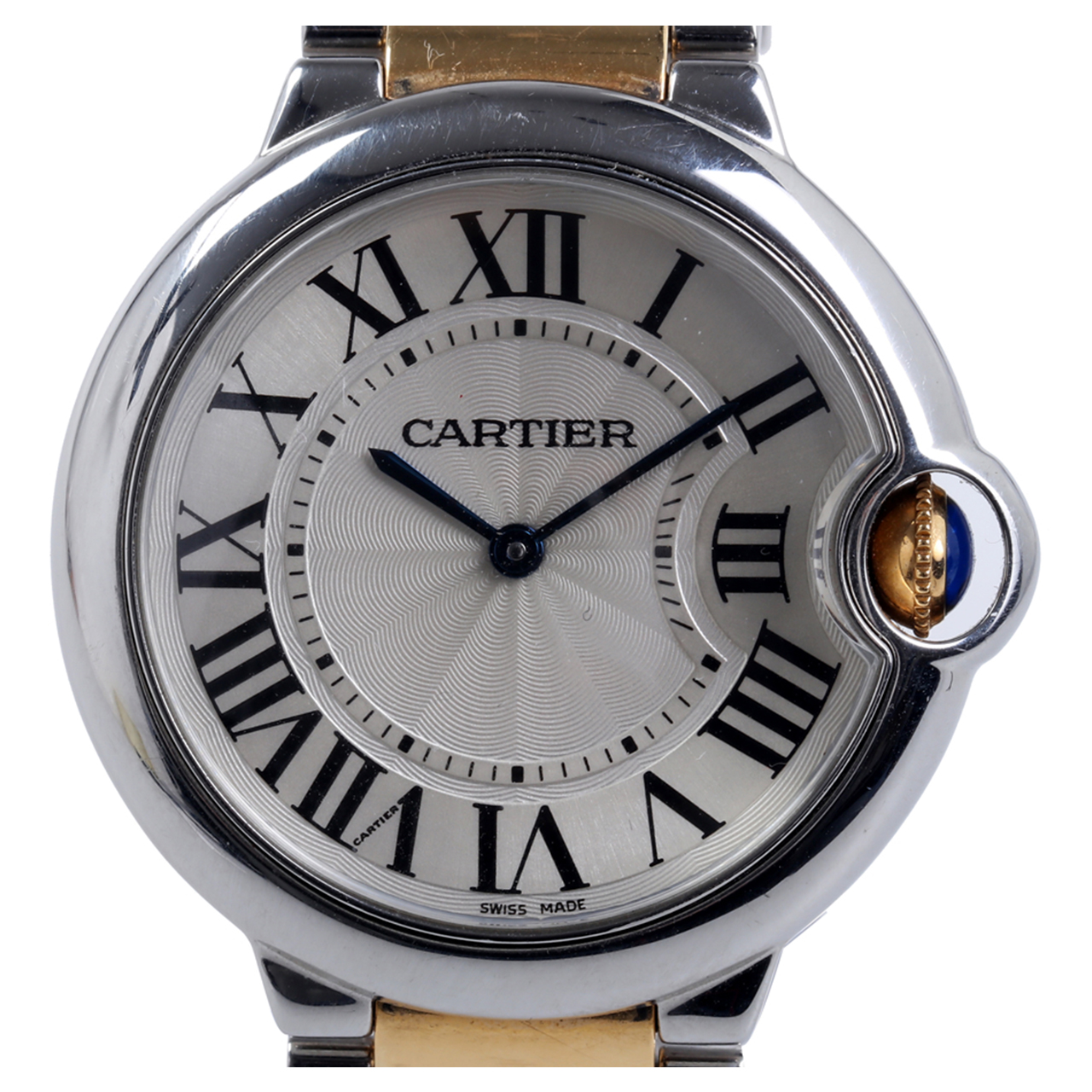 [9.0新]卡地亚cartier中性石英表蓝气球系列