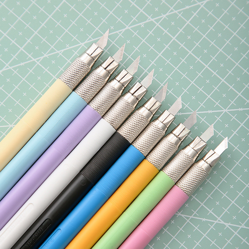 笔式陶瓷刀笔美工刀陶瓷笔刀裁纸刀报纸杂志手工切纸刀手账帐刻刀笔刀