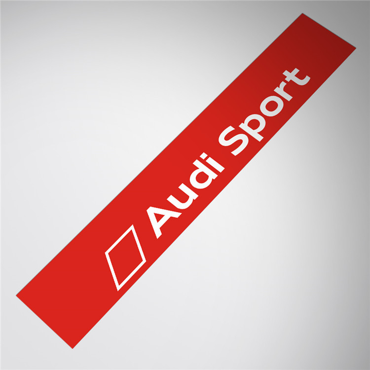 适用奥迪Audi sport前挡风挡玻璃汽车贴纸