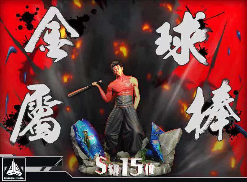 超人手办_【新城gk】triangle 金属球棒 手办 雕像 一拳超人模型摆件