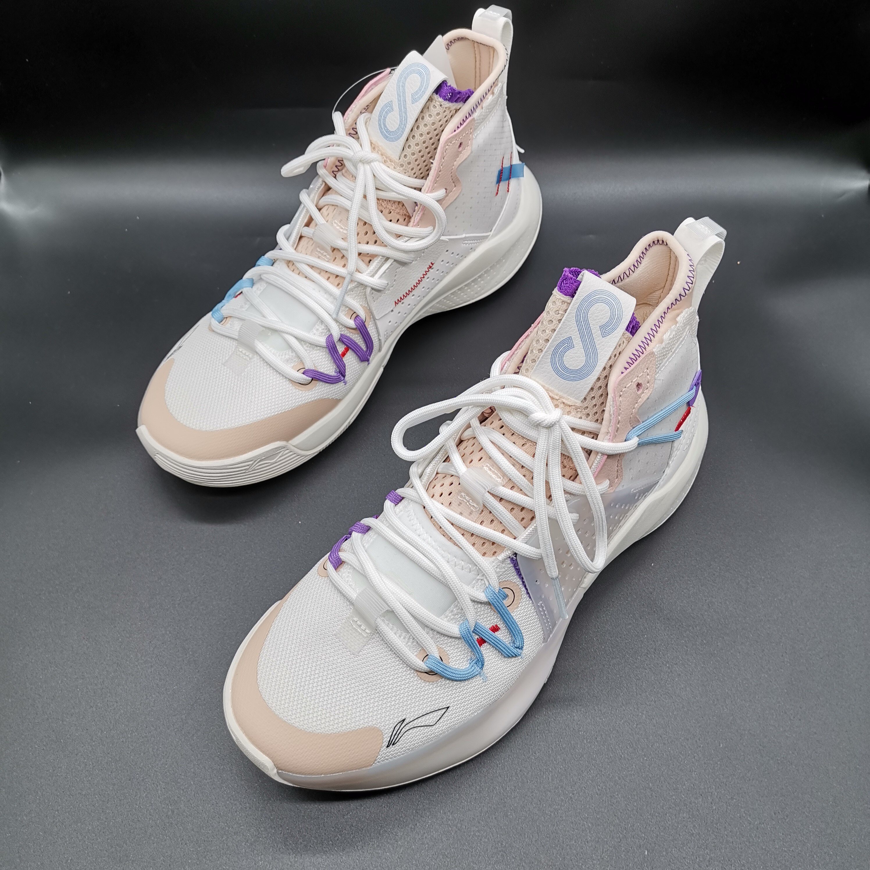 李宁音速8篮球鞋2020新款男子高帮耐磨透气运动鞋abaq107