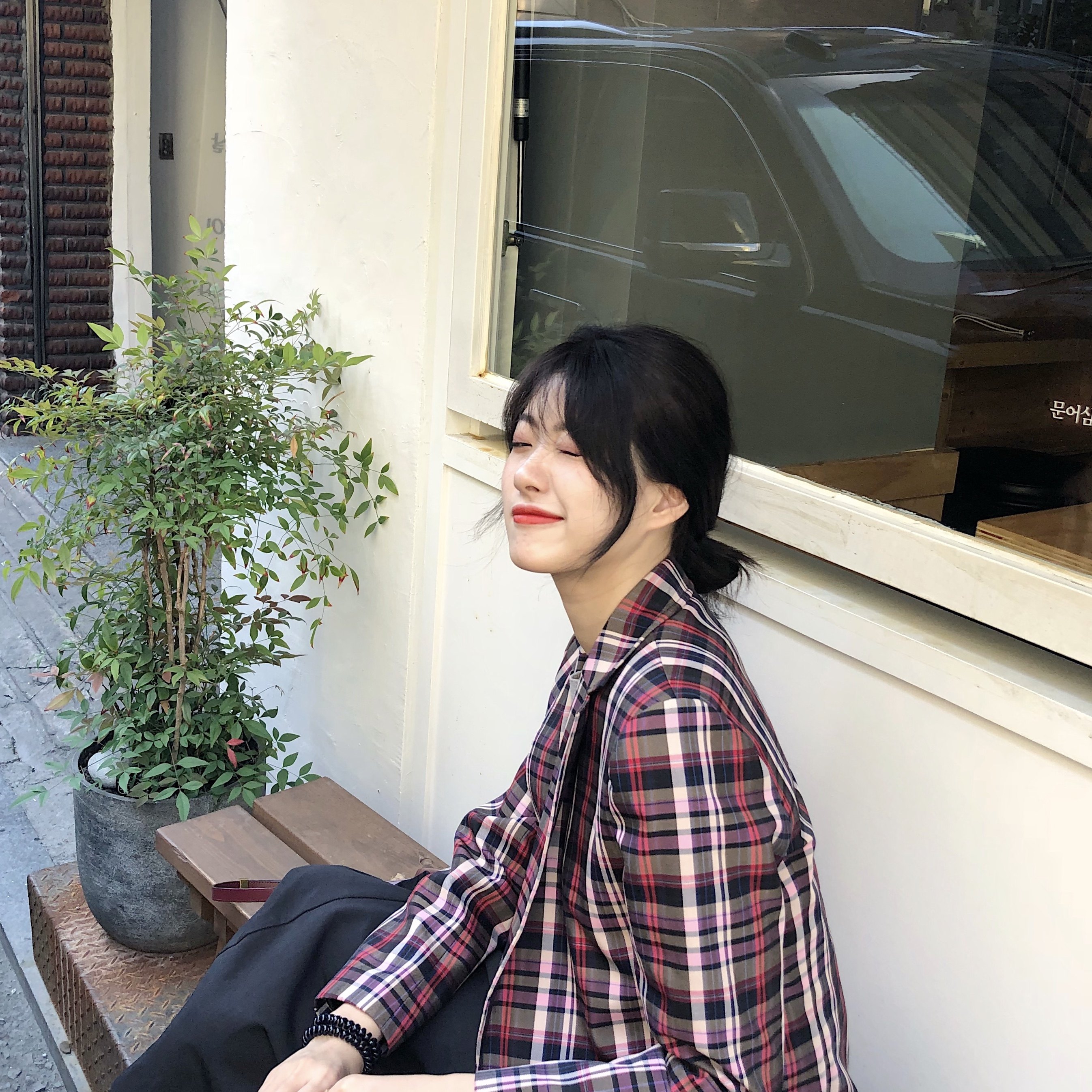 外套女大人_顽童大人 年货节返场七折清仓款 格子西装外套女英伦休闲