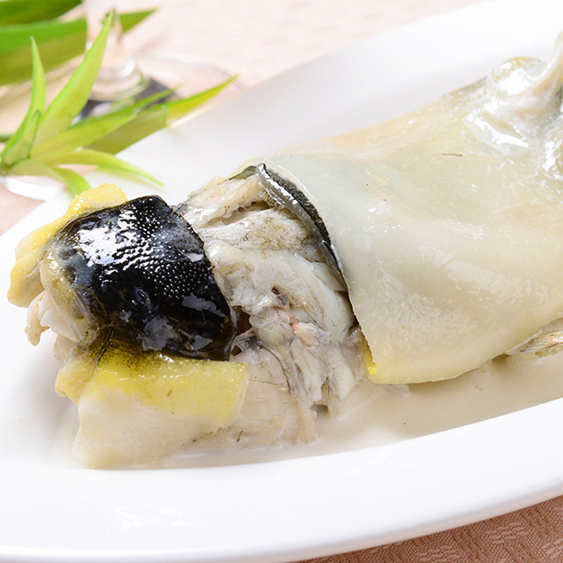 中润中洋白汁河豚鱼已处理速冻冷冻食品熟食营养方便两条装800g