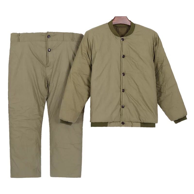 军绿劳保棉袄部队棉衣加厚劳保棉裤套装防寒保暖冷库男纯棉花