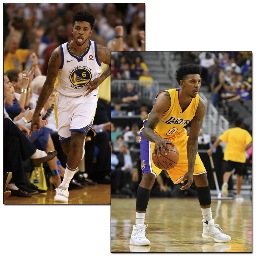 尼克杨篮球明星海报nick young nba运动员装饰复古画贴图壁纸