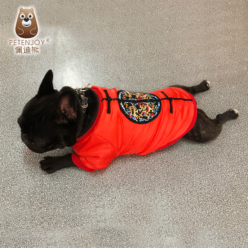 狗狗衣服法斗八哥犬巴哥法牛法国斗牛犬雪纳瑞过年喜庆新年装唐装|msdalam kategori haiwan peliharaan/makanan haiwan dan bekalan, Haiwan pakaian dan aksesori, haiwan pakaian/baju hujan - dari Buy2taobao.com untuk memberikan perkhidmatan ejen Taobao profesional membeli