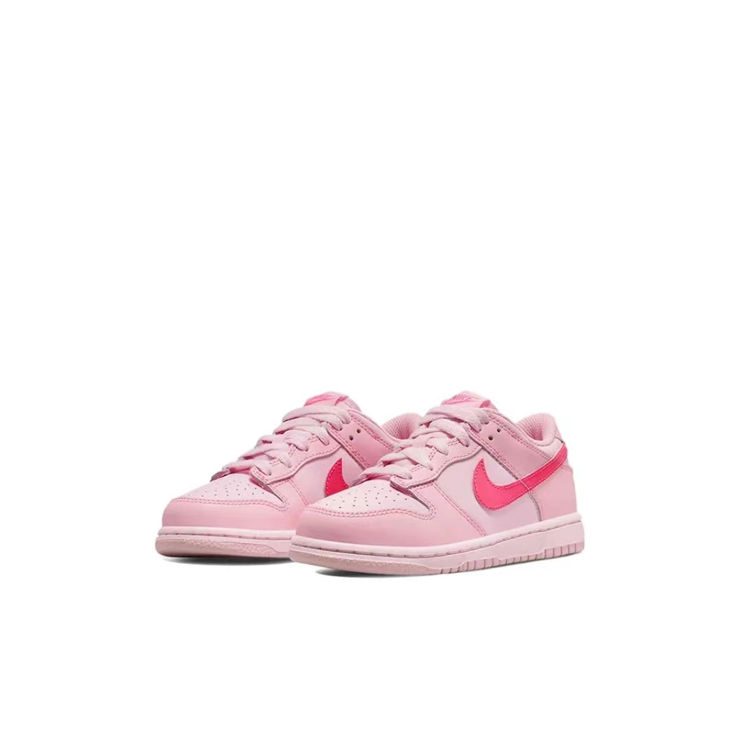 正品 耐克NIKE DUNK LOW儿童女童运动复古低帮休闲板鞋DH9756-600