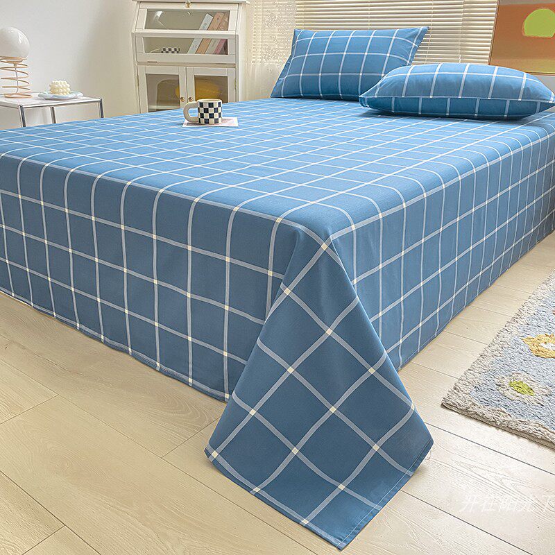 蓝白格子床单优惠券