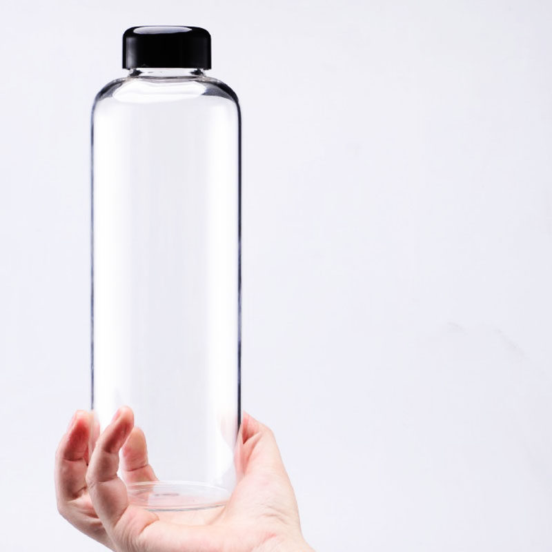 大容量玻璃杯丰臣家耐热高硼硅定制logo印字透明好用喝水瓶800ml