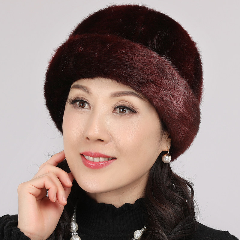 老太太帽子婆婆冬天