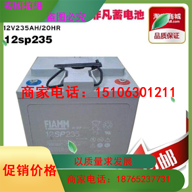 疯抢限量 非凡FIAMM蓄电池SP铅酸免维护12V235AH原装质保三年