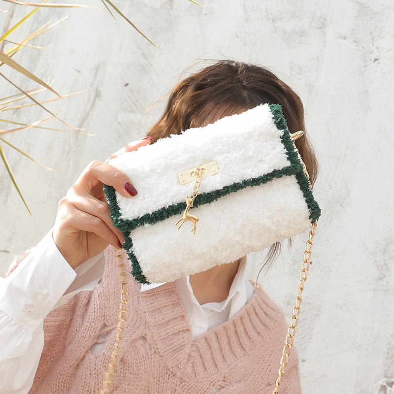 手工编织包包diy材料包绒线针织自制泫雅女包抖音同款斜挎包毛线