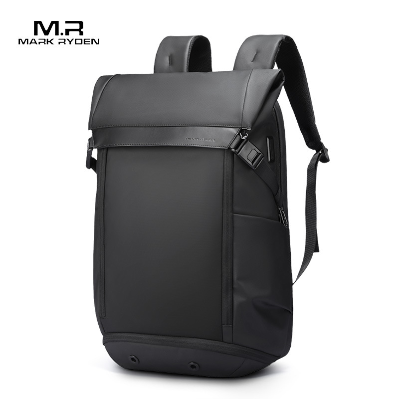 新款马可莱登背包男士大容量可折叠扩容户外双肩包干湿分离旅行包