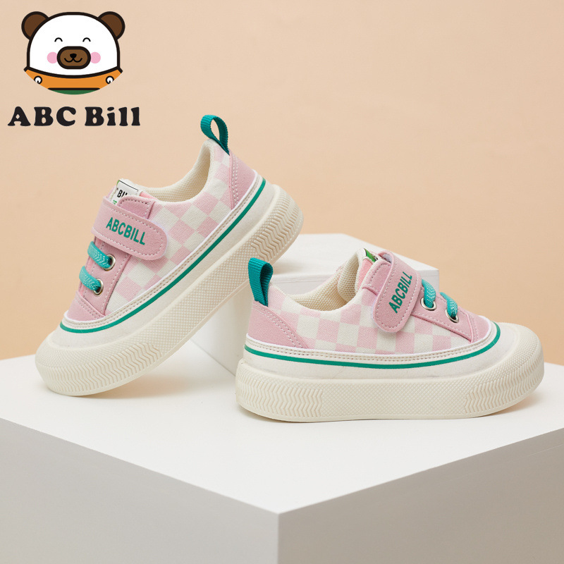 韩系2024春季儿童帆布鞋女童幼儿园软底学步鞋ABC Bill正品童鞋