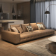 纳威意式极简真皮沙发头层牛皮客厅2023新款设计师劳伦斯直排沙发
