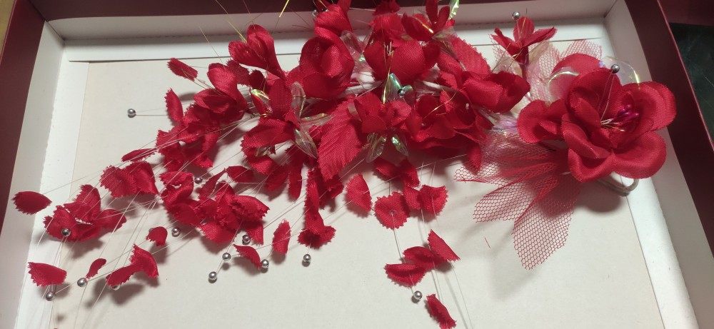 80年代新娘头花新娘头饰