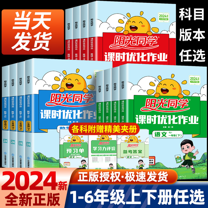 2024春阳光同学课时优化作业一年