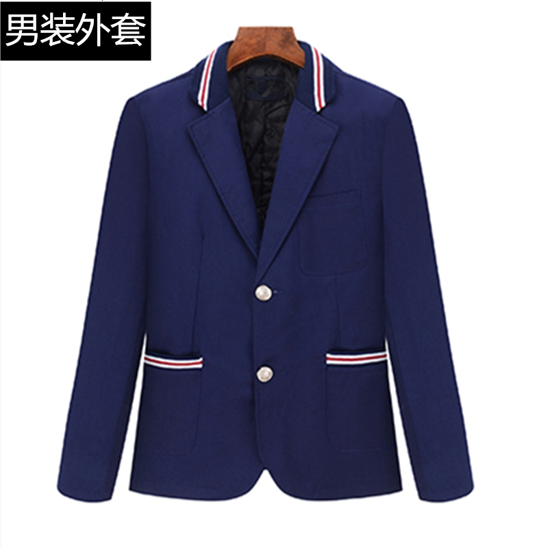 校服四件套装英伦学院风韩国初中高中学生春秋jk制服西装长袖班服