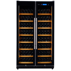 华欧H340S 超大容量双开门恒温红酒柜 对开门葡萄酒柜 储藏酒柜